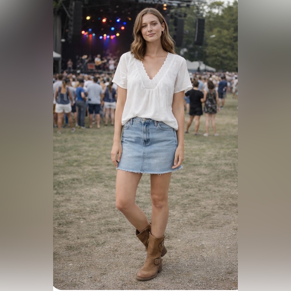 Boho Flowy Romantic Fem top